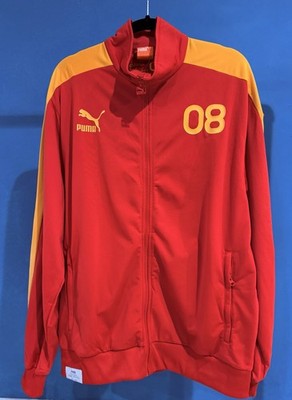 Spain Euro Espana 2008 Campeones Puma Regal Red-Yellow T7 Track Jacket Men L