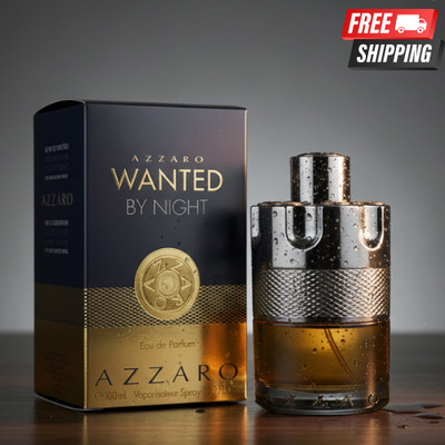 Azzaro Wanted by Night Eau de Parfum for Men 3.3 fl oz -100ml / Free Shipping