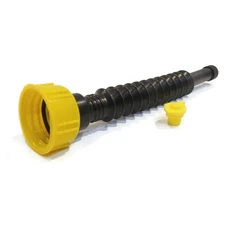 Universal Flexible Gas Can Spout Kit with Filter Screen & 1/2" Vent Plug Base