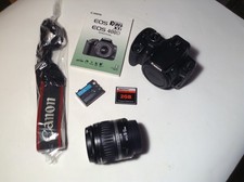 Clean Canon EOS 400D Rebel XTi DSLR Body, Lens, Battery, CF Card, Manual, Strap