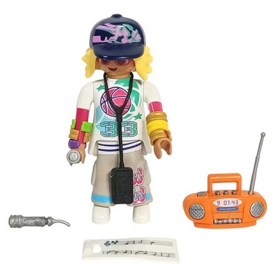 Playmobil 70237 Rapper Toy Figure 2x Mics + Extra Accessories Playmo-Friends