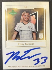 Riley Tiernan 🔥 2025 Parkside NWSL 🔥 Rookie Signature Series Auto - Angel City
