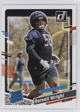 2023 Panini Donruss Rated Rookie Darnell Wright #313 0k26