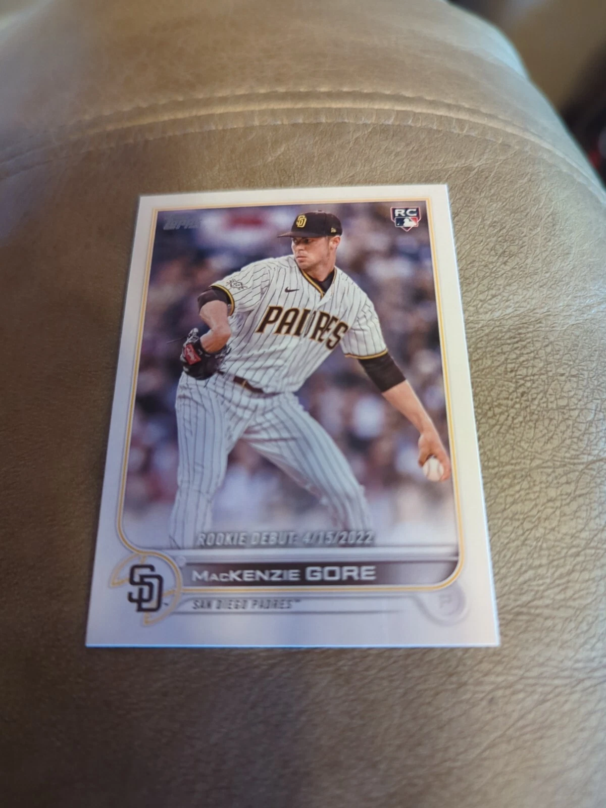 2022 Topps Update Mackenzie Gore #US294 Rookie Card RC Rookie Debut Nationals