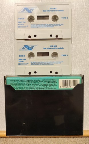 Hit Mix 60 Non Stop Hits of the year 1987 Various DOUBLE CASSETTE MIX TAPE - Picture 2 of 4