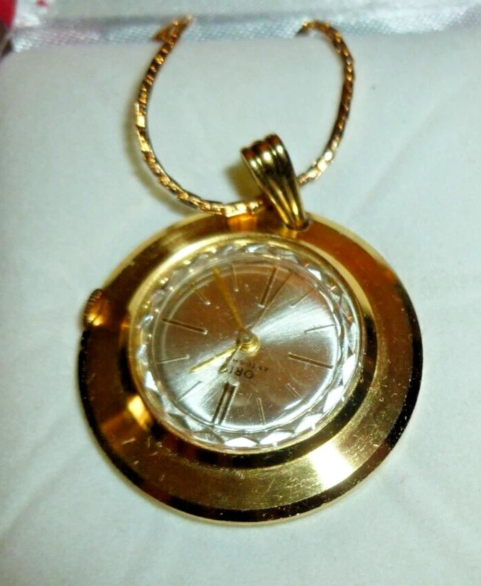 Reloj Collar Colgante ORIS Vintage A Prueba de Golpes Swiss Works Bolsillo MCM Foto 2 de 4
