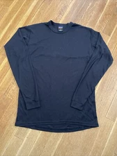 Patagonia Capilene Long Sleeve Crew Base Layer Shirt (Men's Medium) Black