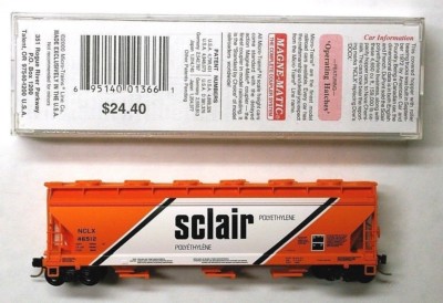 MTL Micro-Trains 93040 Sclair NCLX 46512 3 bay covered hopper