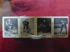 Lot of 4 Rare 1950 Hockey Strip Card Reise,Reay,Kerr,Drillon
