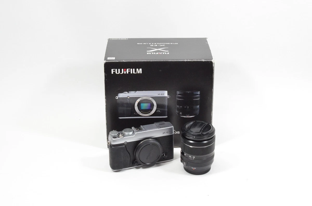 Fujifilm Fuji X-E2 Silver XF 18-55mm F/2.8-4 R LM OIS Lens K