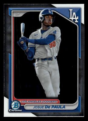 #ad #ad Josue De Paula Chrome Prospect 2024 Bowman #BCP 12 Los Angeles Dodgers $1.42