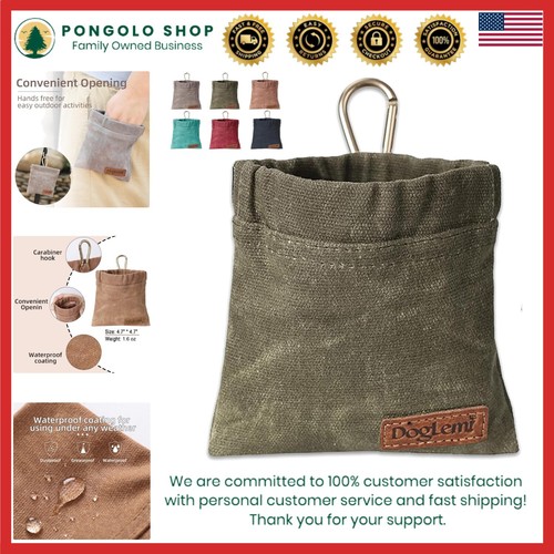 Dog Treat Bag Synthetic Waterproof Portable Puppy Training Pouch