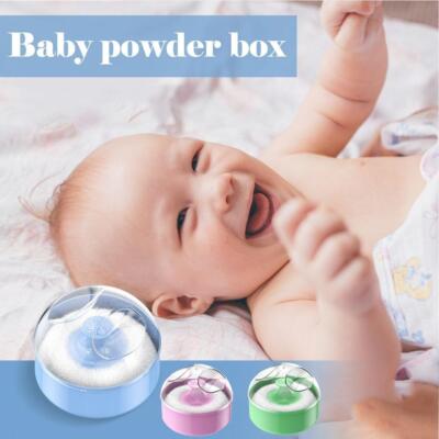 Talcum Powder Puff with Box Case Container Baby Soft Puff Powder New Face |DE 