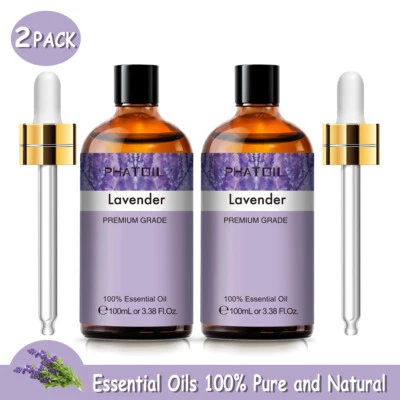 PHATOIL Lavender Essential Oil ,Pure Natural Premium Grade Oils for Diffuser, Sleep