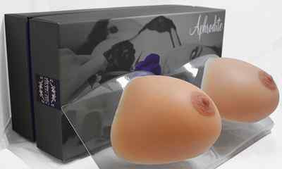  Aphrodite Divine Collection Chocolate Breast Forms Plus Size 3XL