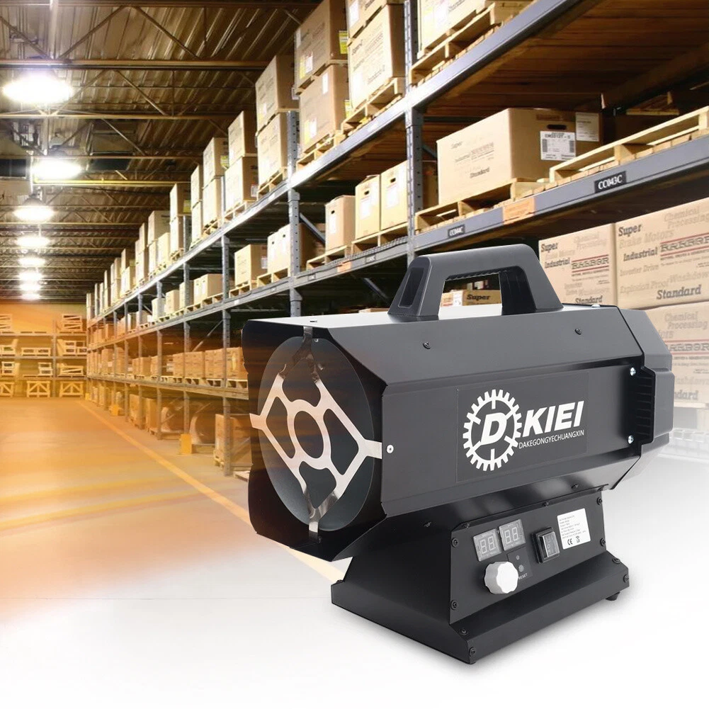 15kw LPG Gas Fuel Space Heater Portable Warehouse Industrial Garage Heating  Unit | eBay