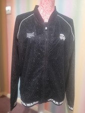 Everlast X Star Wars Women Tracksuit Basic Jacket Full Zip Black Logo Uk12