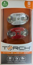 TORCH 4126 ULTRA BRIGHT 9 LED FRONT AND REAR BIKE LIGHT SET FREE SHIPPING!