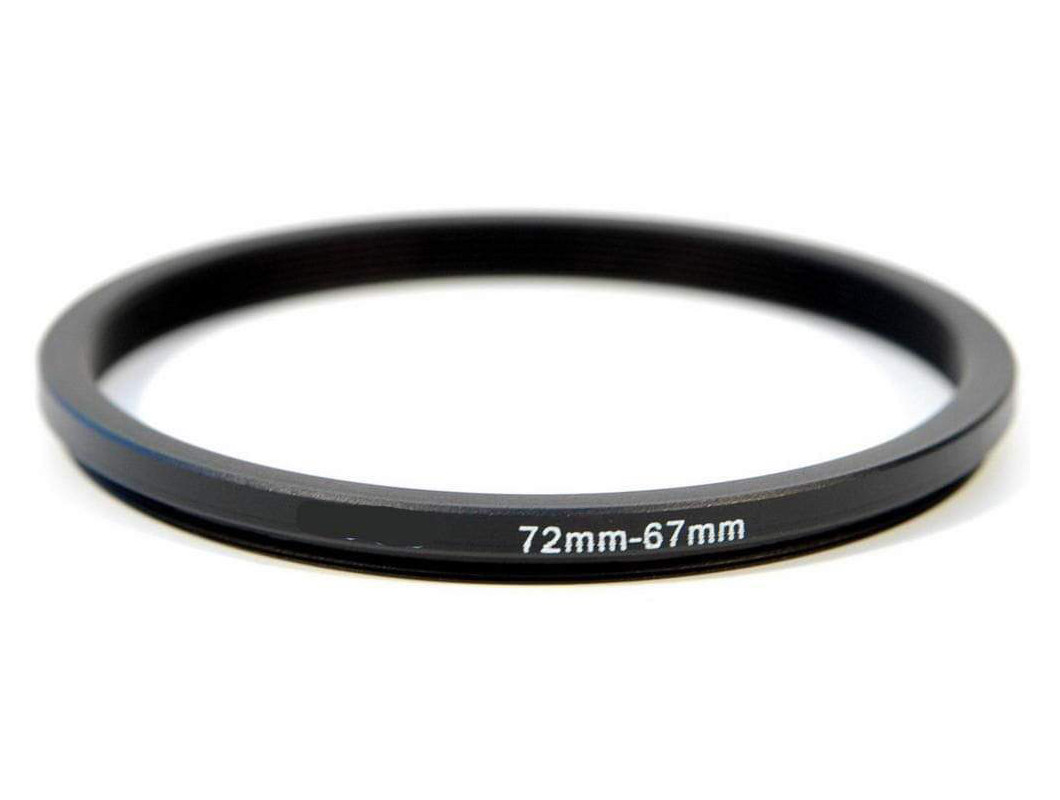72-67mm Metal Step down Ring Lens Adapter 72 to 67 Filter Thread - UK SELLER