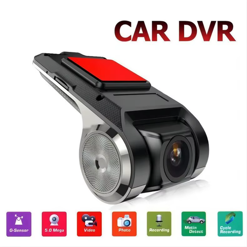 Telecamera Per Auto Dash Cam Full Hd Dvr Car Video Camera 1080P Audio Record - Foto 7 di 11