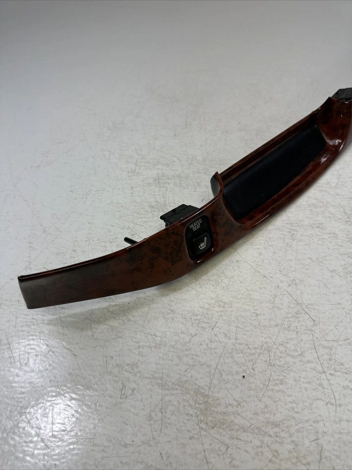 97-05 Buick Park Avenue Dash Trim Passenger Climate AC Heater Control OEM Wood - Image 2 of 4