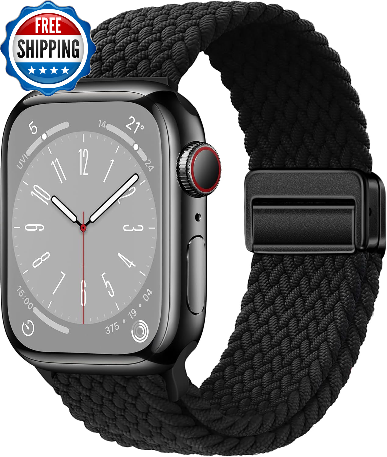 Nylon Sport Loop Watch Bands Compatible with Apple Watch Band Ultra 2 1 49Mm 45M