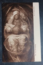 vtg postcard art All Pervading G. F. Watts Eyre Spottiswoode England