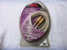 RCA 12 FT HIGH PERFORMANCE DIGITAL S VIDEO CABLE 24K GOLD PLATED CONNECTORS