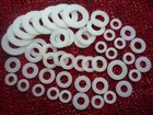 WHITE NYLON Flat WASHERS M2,M2.5, M3, M3.5, M4,M5,M6,M7, M8 M10 M12 14 16 Form A
