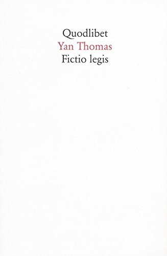9788874628100 Fictio legis - Yan Thomas,M. Spanò