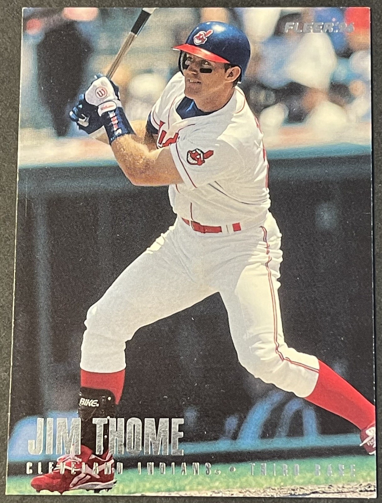 1996 Fleer Cleveland Indians #17 Jim Thome Baseball Card
