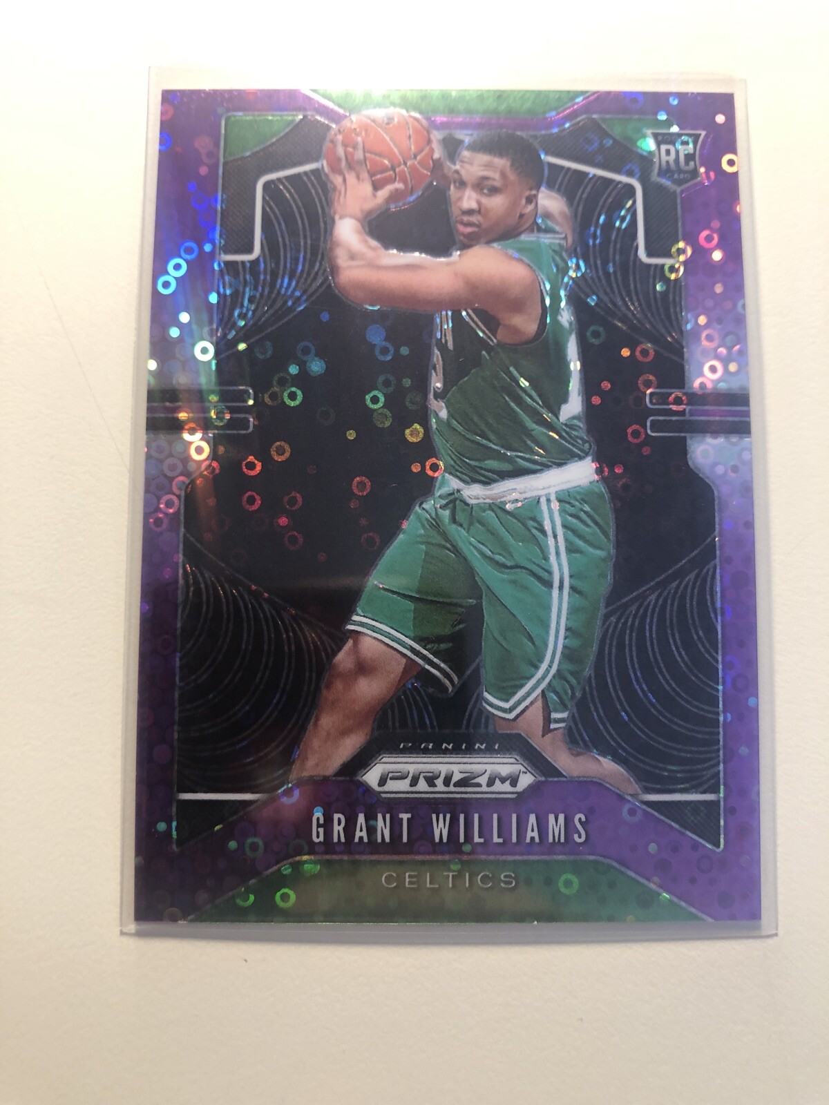 2019-20 Panini Prizm Fast Break Grant Williams RC Purple Disco #18/75 Only 1 Bay