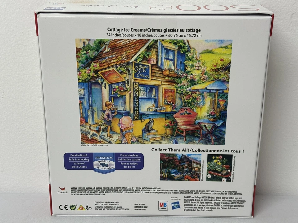 Cottage Ice Creams 500 Pc Jigsaw Puzzle by Cardinal – Brand New Sealed - Image 3 of 4
