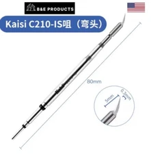 Kaisi T210 Solder Iron Curved Tip, C210-is C210 Best For Aifen & Sugon