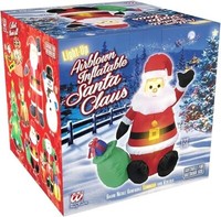 Widmann Aufblasbarer Leuchtender Weihnachtsmann 122 Cm Dekoration Innen/AußEn