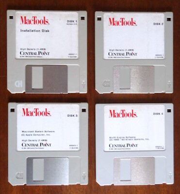 MacTools Version 3.0 für Macintosh vintage  4 Floppies 3,5''