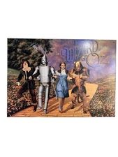 THE WIZARD OF OZ YELLOW BRICK ROAD TIN SIGN #MS-121713063 Made In USA Vtg #36