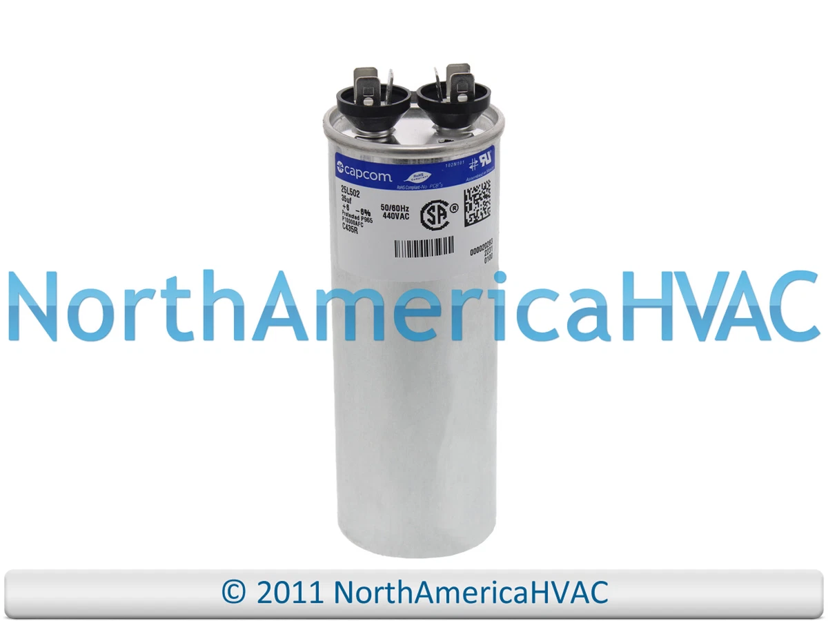 Capcom Capacitor 35 uf 440 volt Replaces Trane Round 97F9640 
