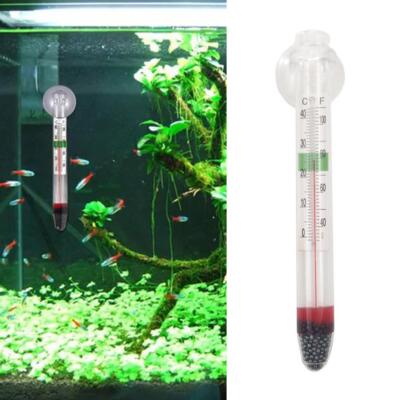 Tropisches Aquarium-Thermometer mit schwimmendem, gehärtetem Saugnapf, z H7 W9Z6