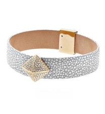 Michael Kors MKJ5227710 Bracciale In Pelle Gioielli In Colore Oro Nuovo