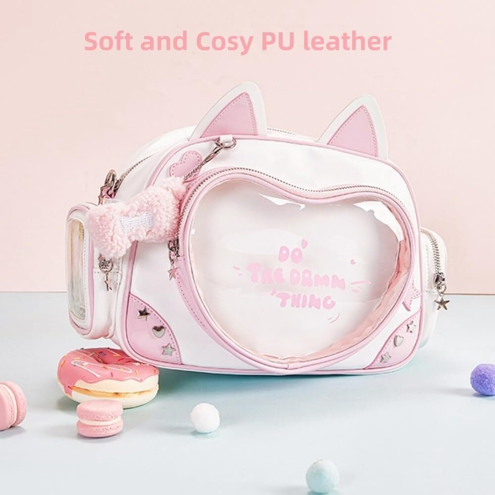 Ita Bag Crossbody: Pin Display Messenger Bag (9x11x3 In