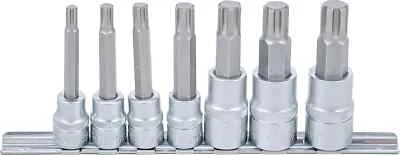 BGS  BIT-EINSÄTZE KEIL-PROFIL FÜR RIBE M6 - M14 ANTRIEB 3/8" + 1/2" 7-TLG. - Bild 1 von 4
