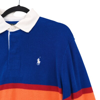 Polo Ralph Lauren Men M Rugby Terry Shirt Sapphire Star