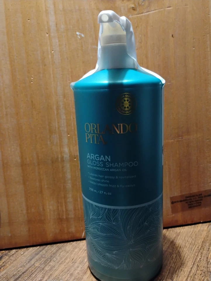 New Orlando Pita Argan Gloss Shampoo Moroccan Argan Oil 27oz Glossy Shiny Smooth - Image 2 of 4