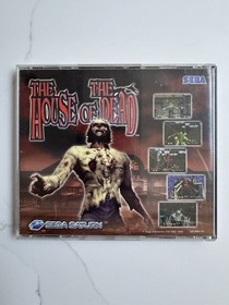* RARE * HOUSE OF THE DEAD SEGA SATURN GAME WITH MANUAL TESTED PAL JEWEL CD CASE