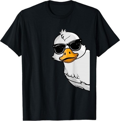 Cool Duck with Sunglasses Ducks Lover Peking Duck T-Shirt