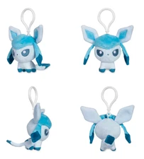 POKEMON CENTER ORIGINAL - Glaceon Pokémon Dolls Plush Keychain - SOLD OUT ONLINE