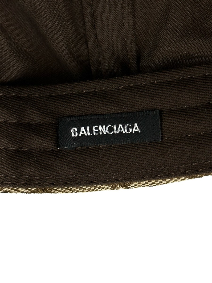 Balenciaga x Gucci Monogram The Hacker Project Baseball Cap Beige
