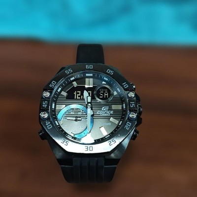 Casio ECB 10 Edifice Wristwatch Black Band Authentic Genuine Timepiece