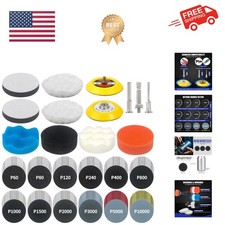 133 PCS Sanding Disc Drill Polishing Kit Sanding Attachment, 3 Inch Wet Dry H...